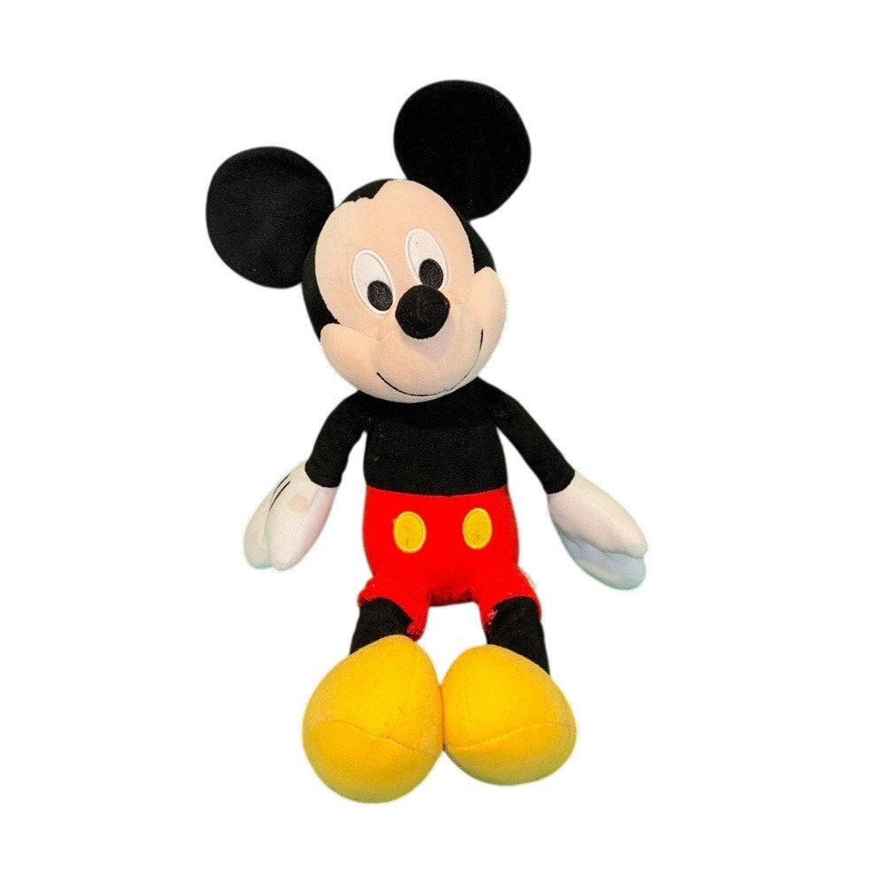 Disney Mickey Mouse‎ Plush Toy Black Red Yellow 12 Inch Stuffed Animal Character